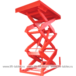 Стационарный подъемный стол с тройными ножницами <nobr>Lema LM HCL-1.5-4.5</nobr>